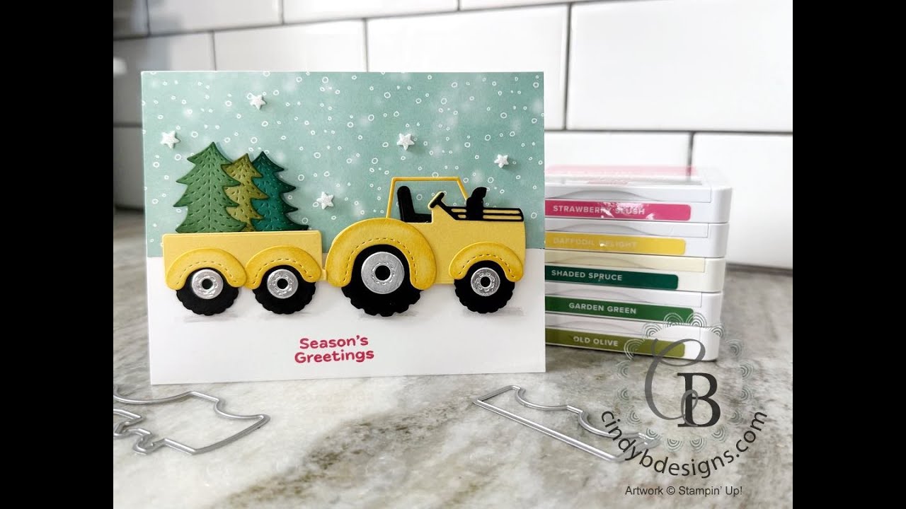 Stampin' Up! Tractor & Co. Christmas Card