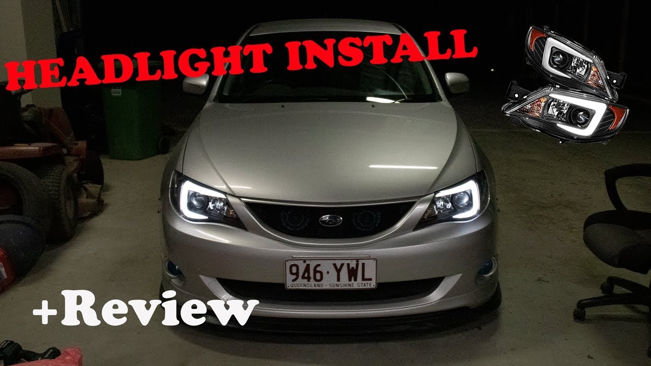 08-14 Subaru Impreza / WRX / STI Headlight Install and Review