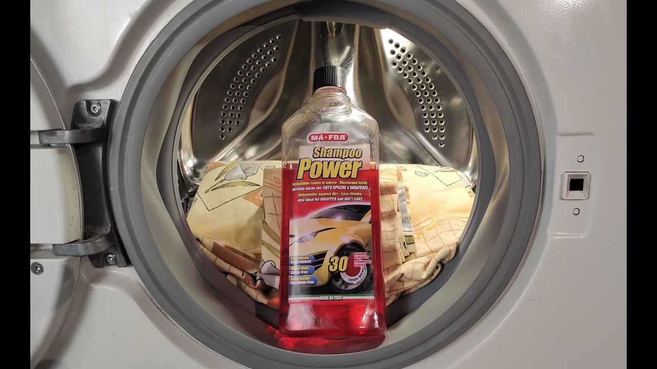 Experiment - Washing with Auto Shampoo - in a Washing Machine