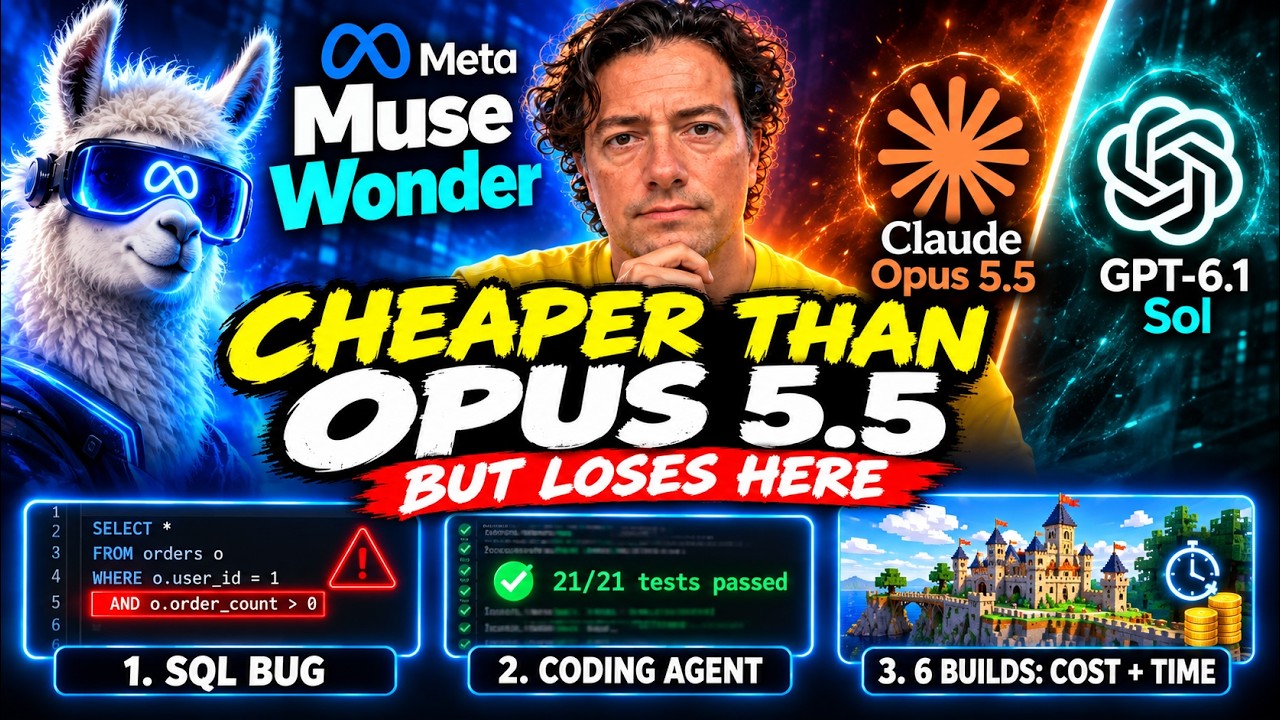 Muse Wonder обходит Opus 5.5 в ОДНОМ (реальные тесты, реальные затраты)