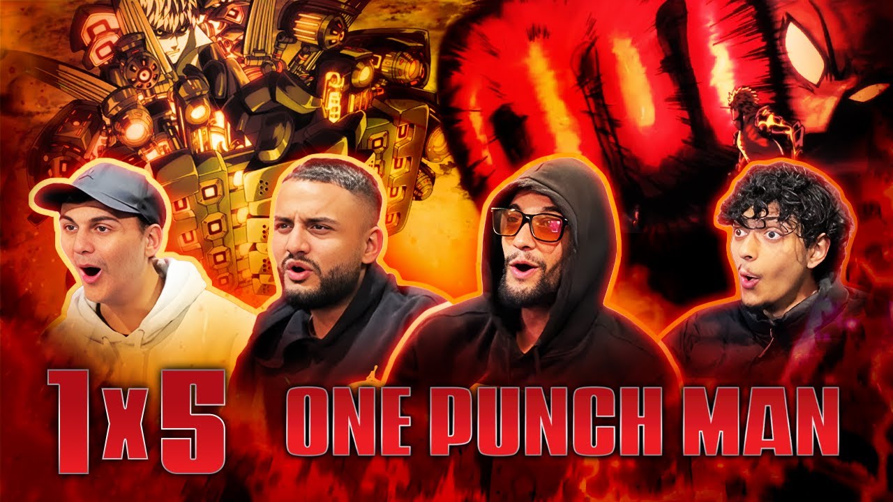 SAITAMA VS GENOS!! | BROTHERS watch One Punch Man 1x5 | REACTION