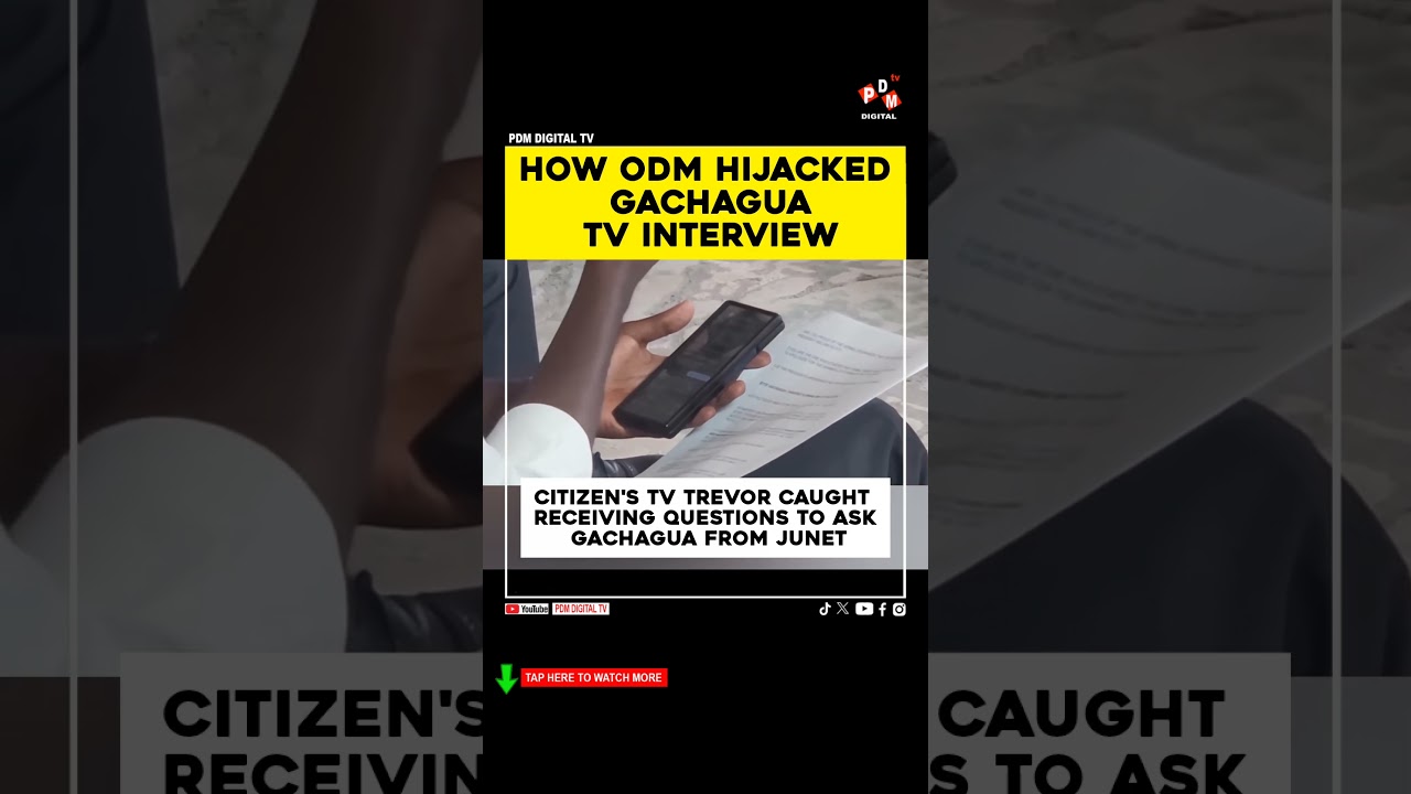 How ODM HIJACKED GACHAGUA TV INTERVIEW #kenyanews #gachagua  #ktnkenya #citizentvkenya