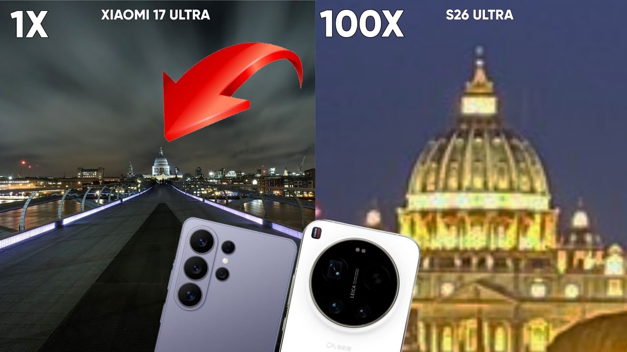 Сравнение характеристик Samsung Galaxy S26 Ultra и Xiaomi 17 Ultra Zoom.