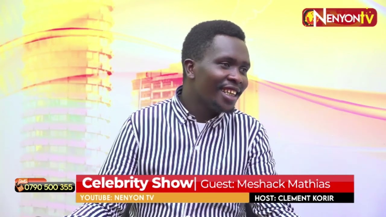 CELEBRITY SHOW - Clement Korir hosts Meshack Mathias