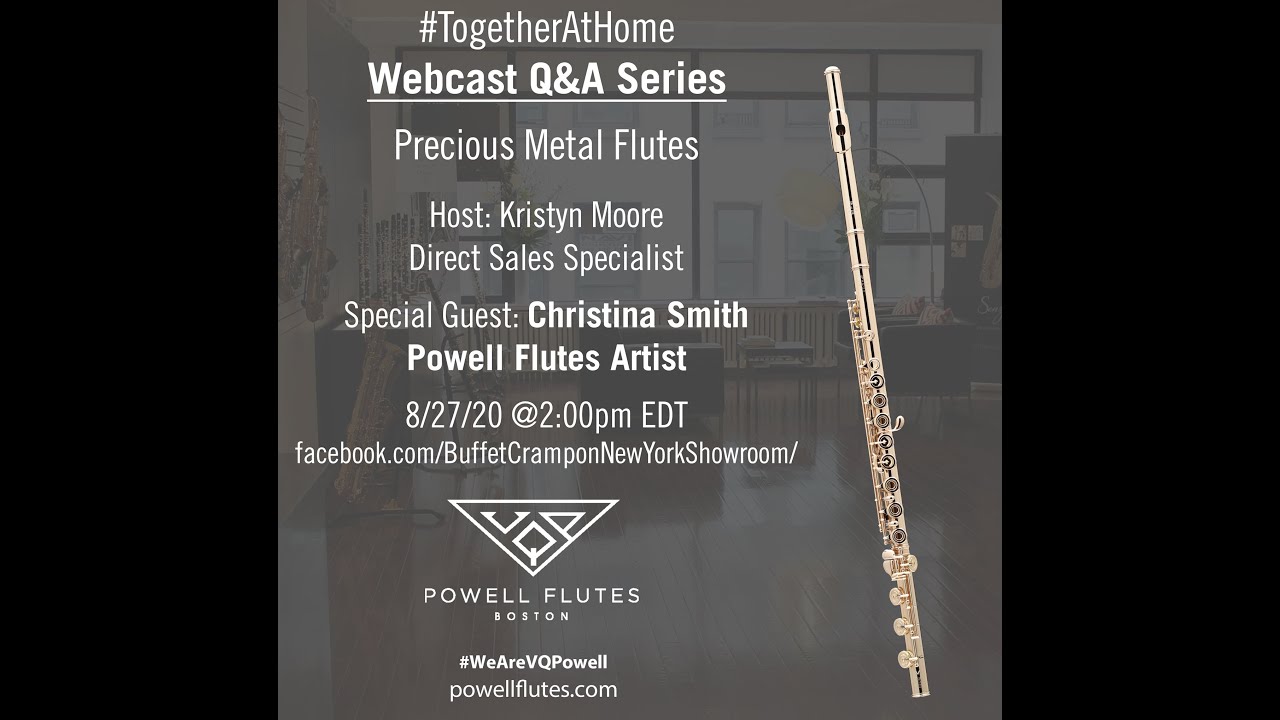 Powell Flutes:  Precious Metal Flutes with Christina Smith