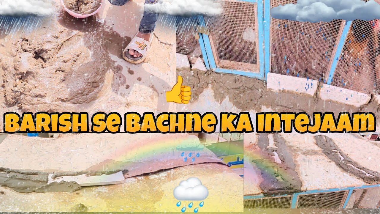 Barish se bachne ka intejaam kar liya 🌧️👍 [ Umar Farooq vlogs]