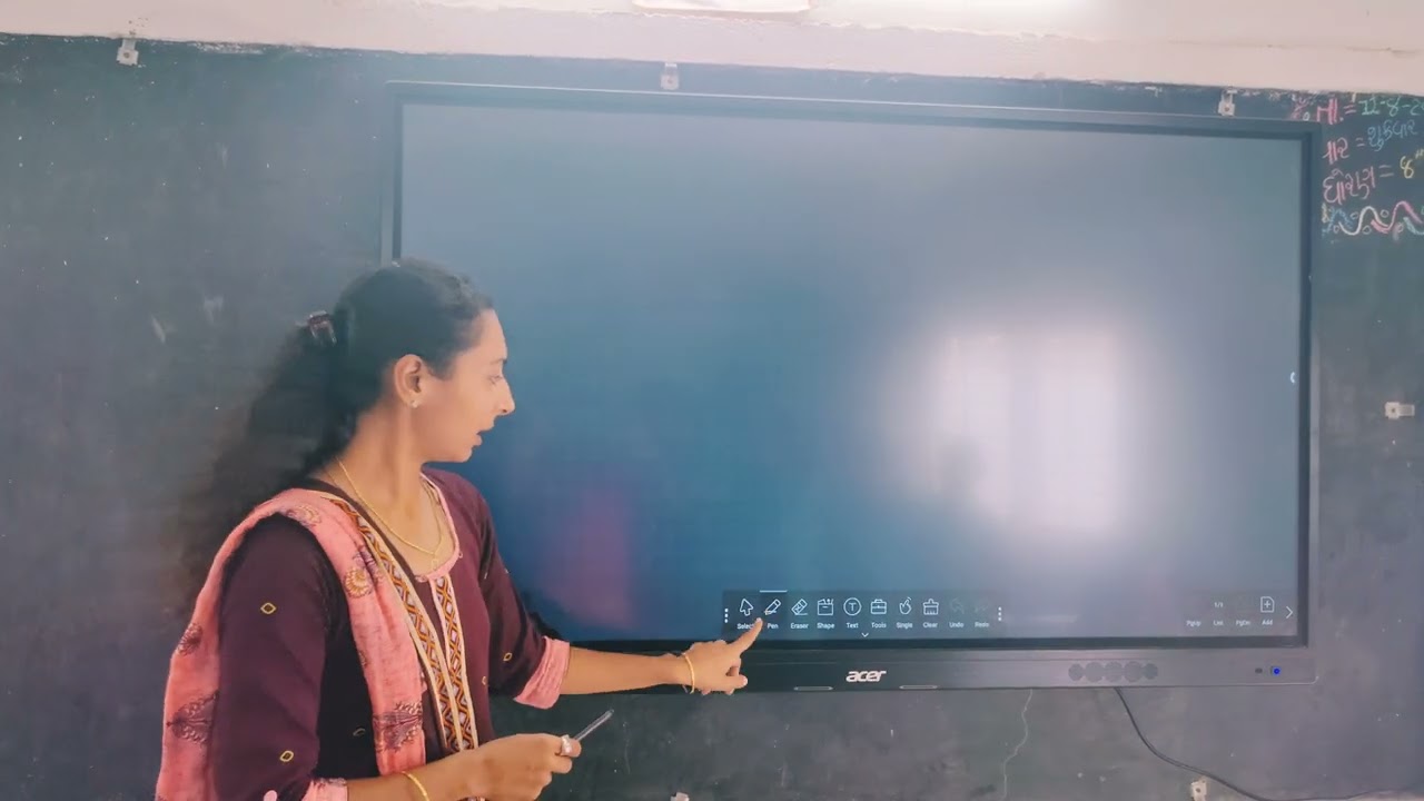 જ્ઞાનકુંજ પ્રોજેક્ટ how to use smart class tv - projecter part-1