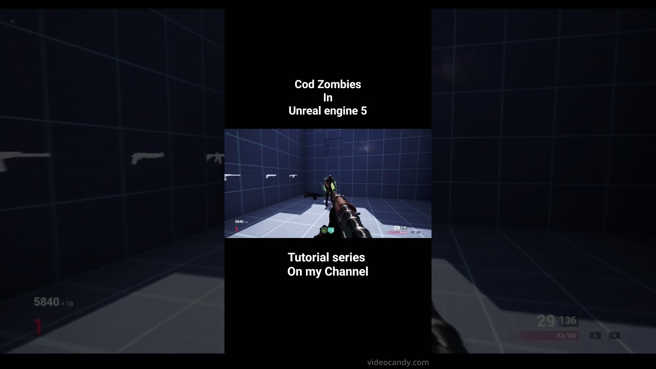 Create your own game like Cod Zombies in Unreal Engine 5 #ue5 #cod #zombie #tutorial #course #free #