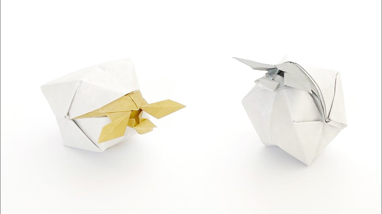 Origami Hatching Sea Turtle 🥚🐢 By Gen Hagiwara 摺紙 龜蛋孵化