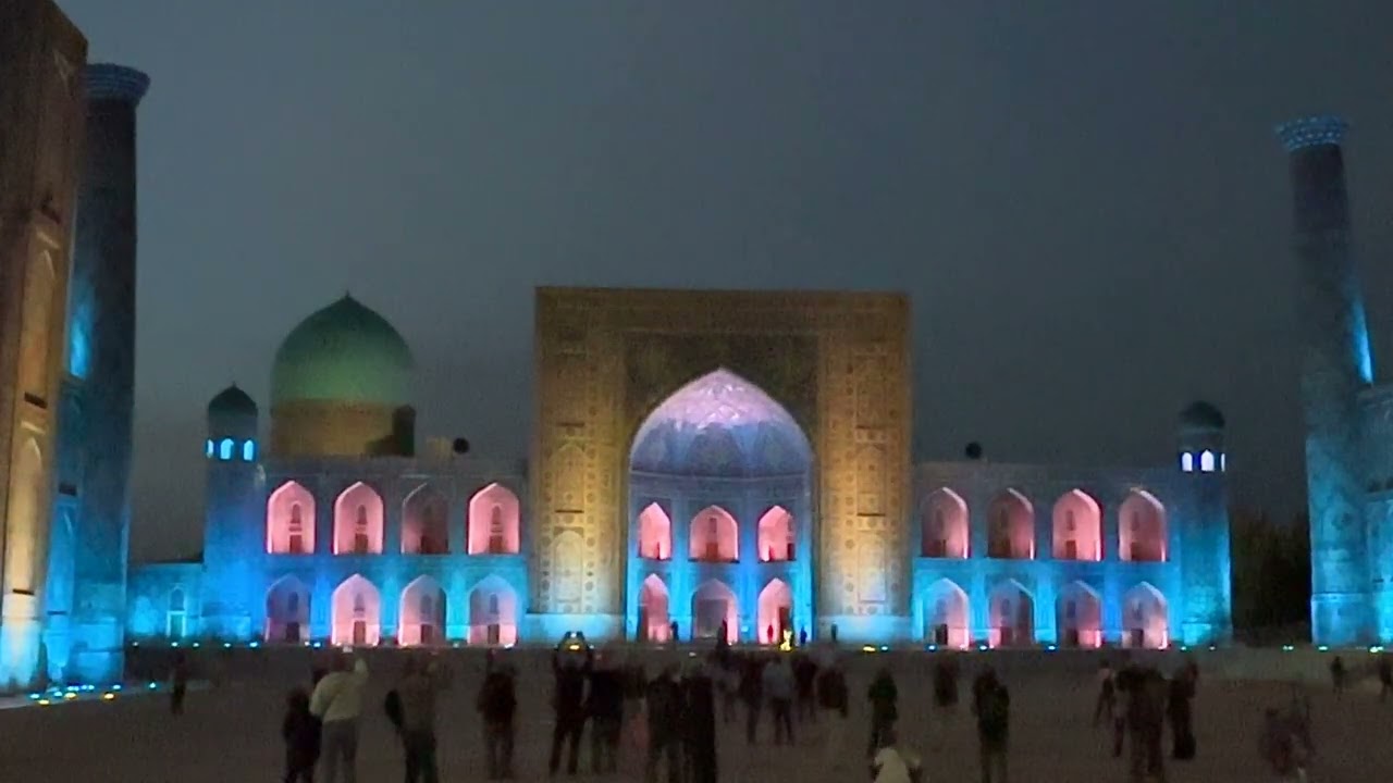 Enchanting Nights at Registan Samarkand: The Spectacle of Music and Lights
