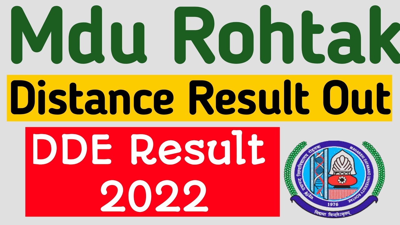 Mdu Distance Result 2022 | Mdu DDE Result 2022 | Mdu distance result kaise nikale | mdu result 2022