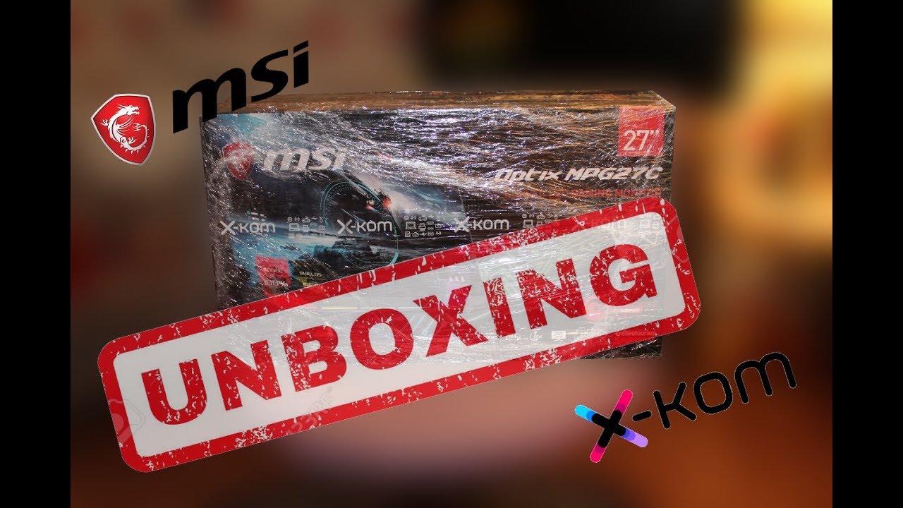 Unboxing: MSI Optix MPG27C 27 calowy zakrzywiony monitor dla zaawansowanego gracza