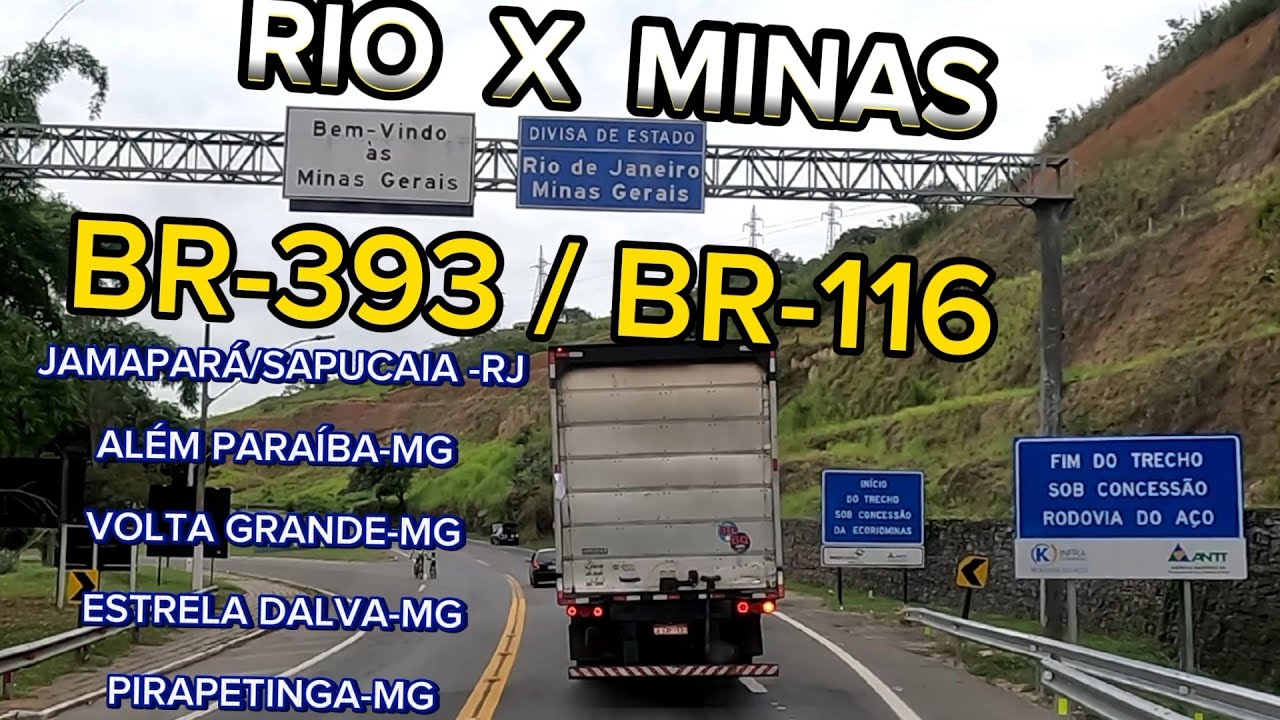 JAMAPARÁ/SAPUCAIA-RJ ALÉM PARAÍBA-MG, ATÉ PIRAPETINGA-MG NA BR393 #br393 #riodejaneiro #minasgerais