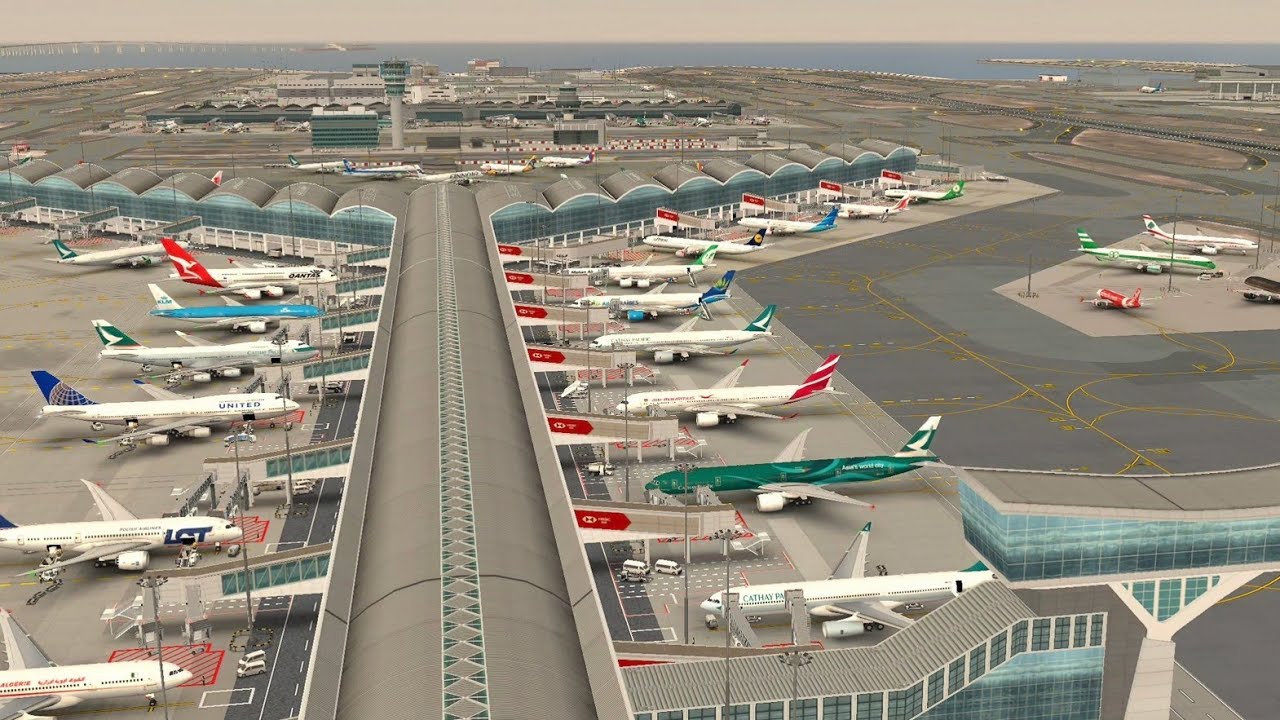 HONG KONG Airport Gameplay #3 | Plane Spotting | World of Airports