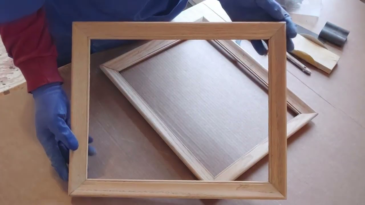 Wood Picture Frame Refinish Tutorial