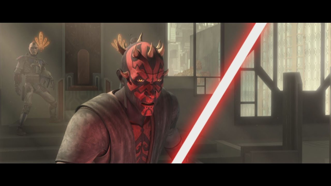 Star Wars: The Clone Wars - Pre Vizsla vs Darth Maul [1080p]