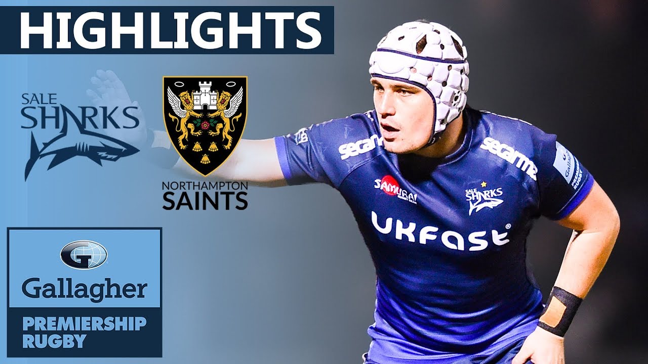 Sale v Northampton HIGHLIGHTS | Fiesty Clash In Powerful Match | Gallagher Premiership