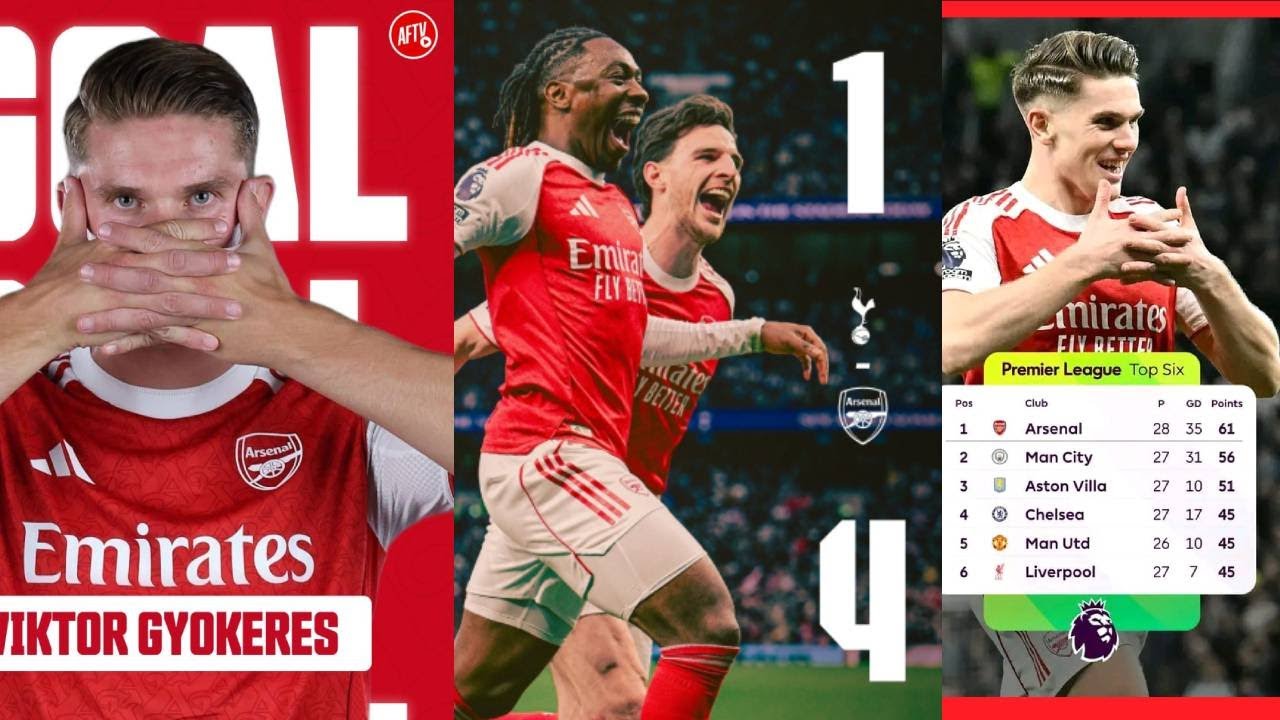 ✅⚡ ARSENAL THE GUNNERS INYAGIYE SPURS👏💯 UBUTUMWA BUKOMEYE KU GIKOMBE🏆