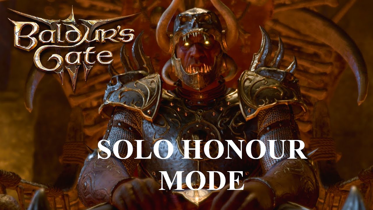 Baldur's Gate 3: Solo Sarevok Fight | Honour Mode