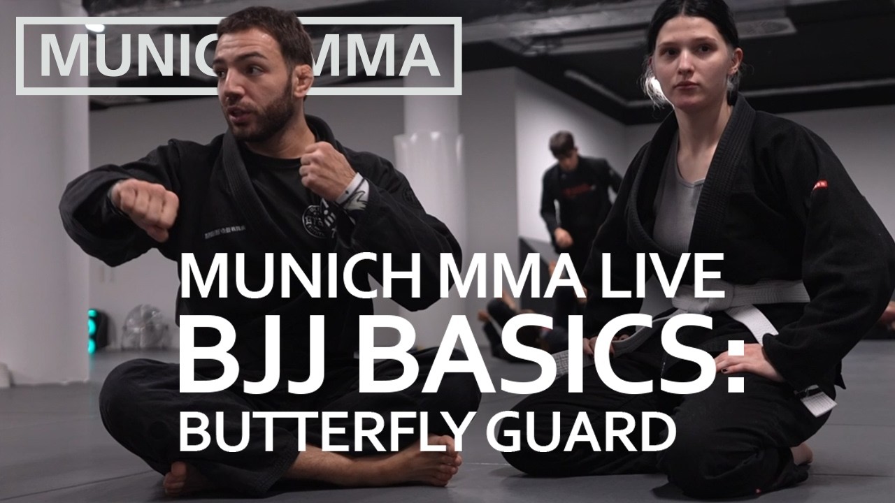 Munich MMA Live! BJJ Basics in Laim: Butterfly Guard.
