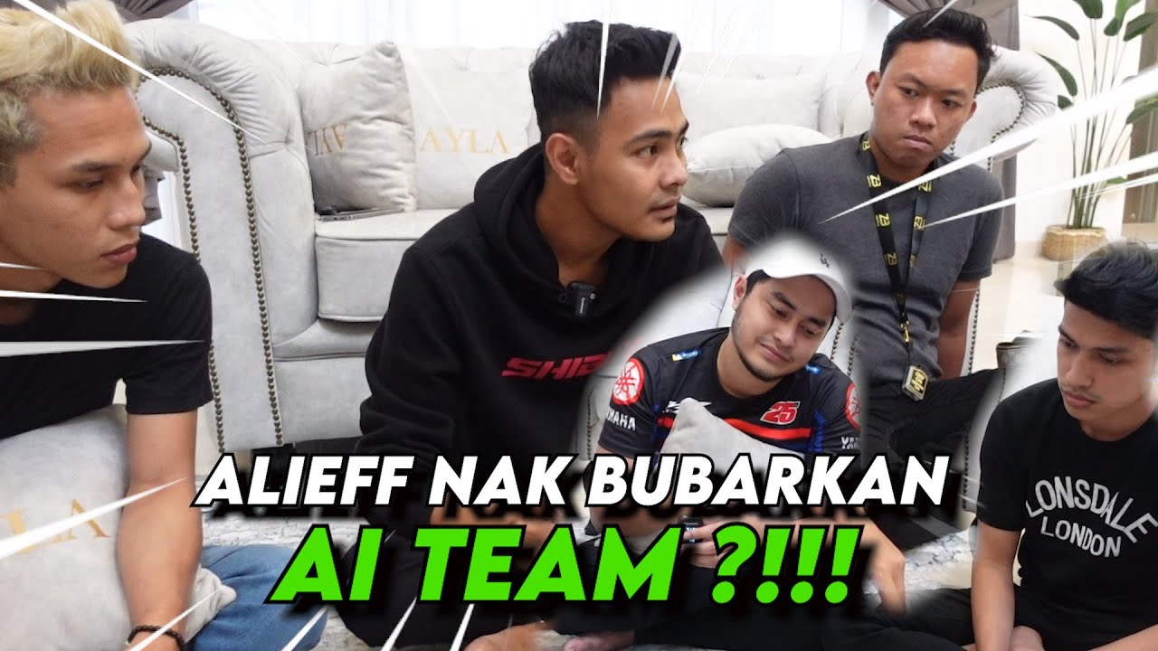 ALIEFF NAK BUBARKAN AI TEAM !!! PRANK SEMUA NAK BERHENTI JADI YOUTUBER...