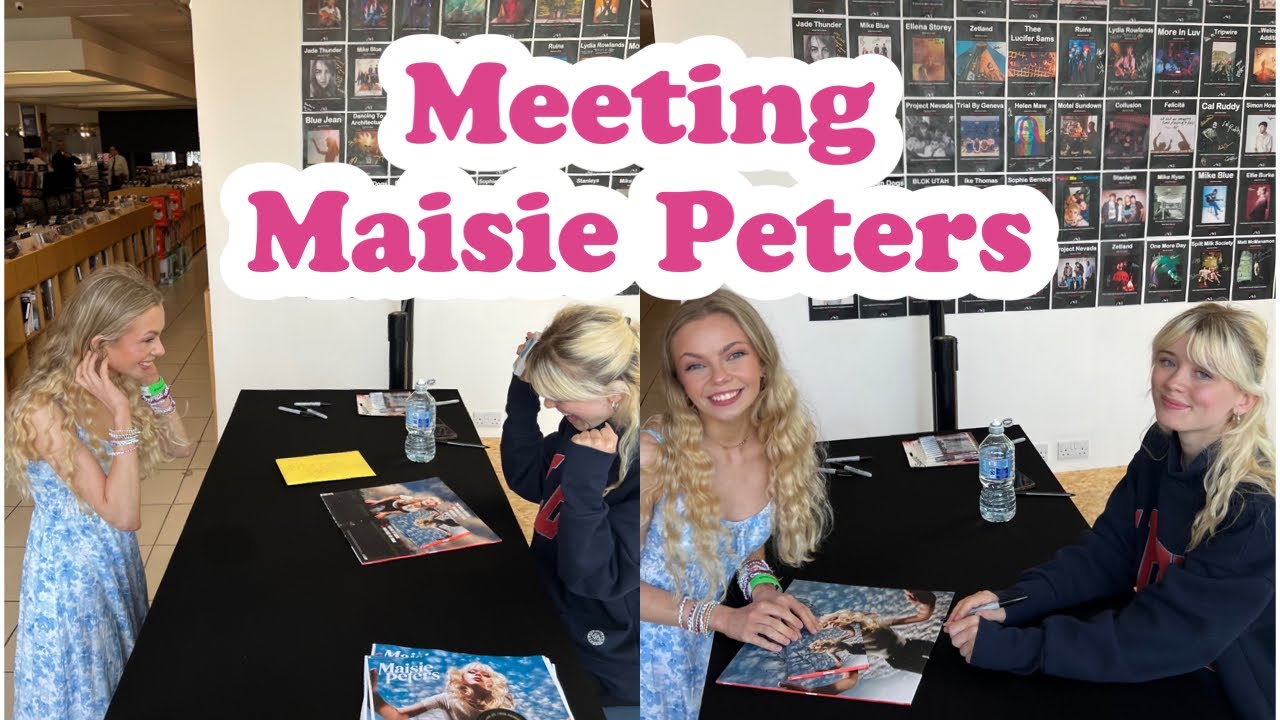 Meeting Maisie Peters and Good Witch Merch Haul
