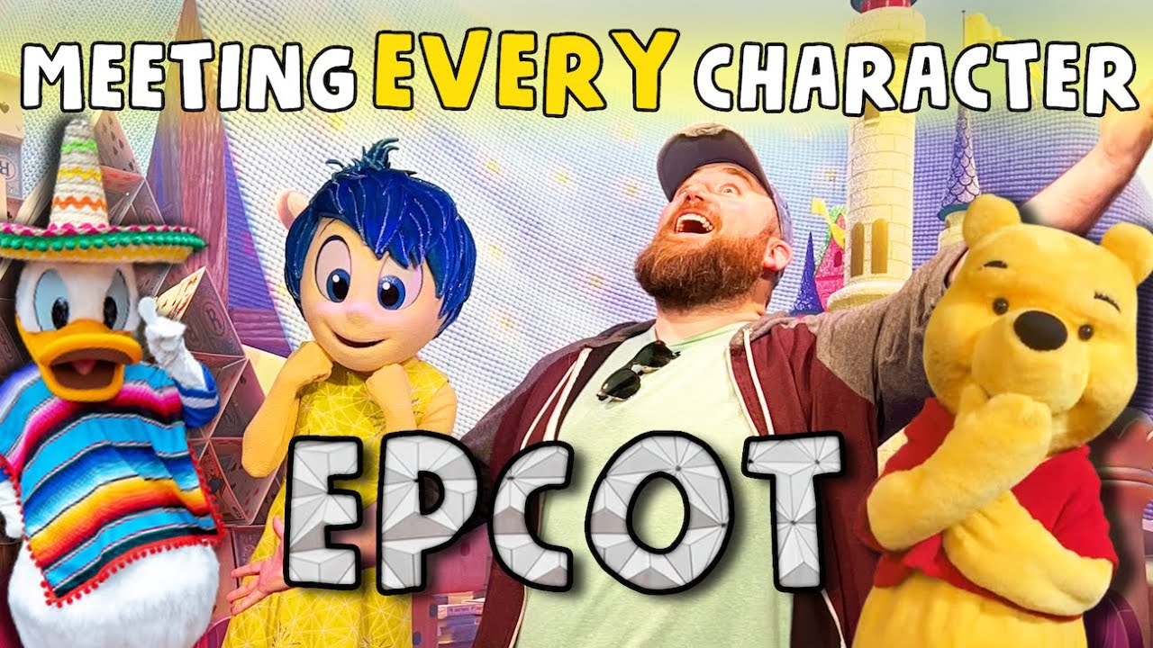 Встречайте каждого персонажа костюма в EPCOT! - DIStory Dan In The Parks