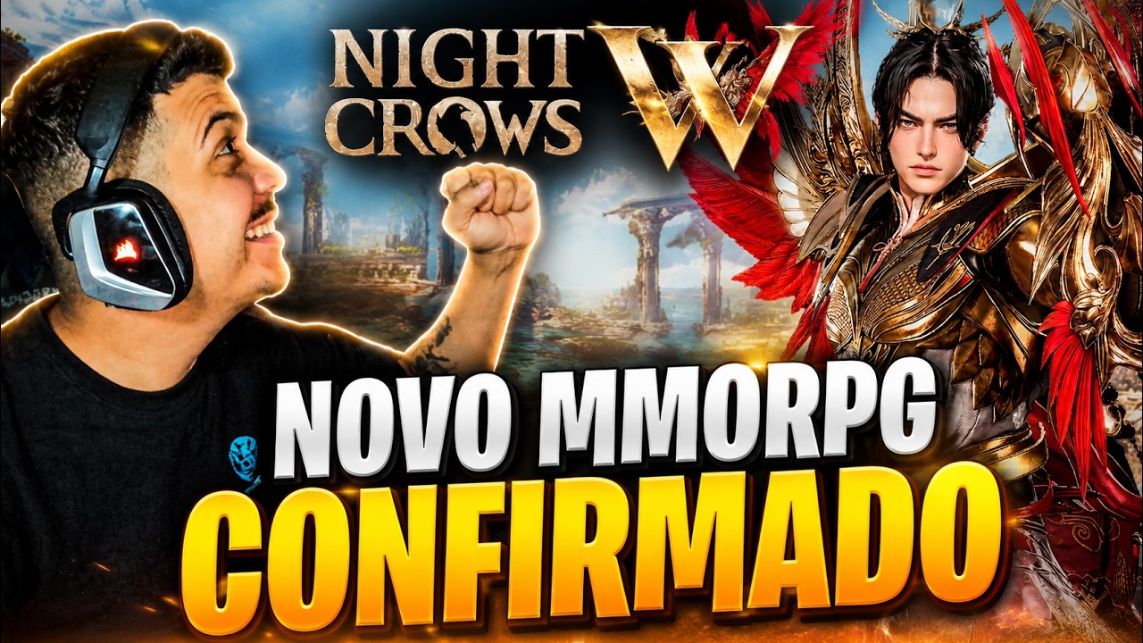🚨 NIGHT CROWS W &Eacute; OFICIAL! O Novo MMORPG da WEMADE Foi Confirmado