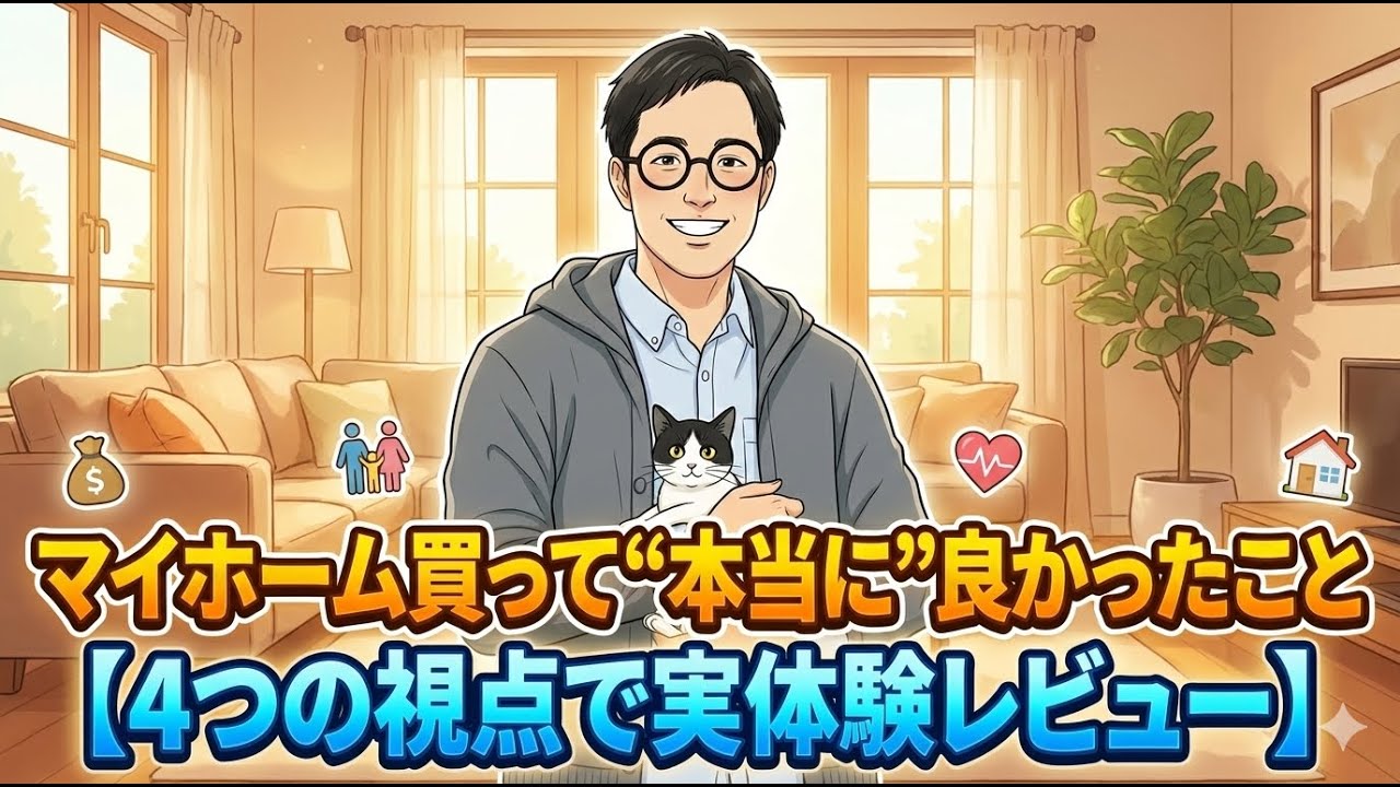 マイホーム買って“本当に”良かったこと【4つの視点で実体験レビュー】