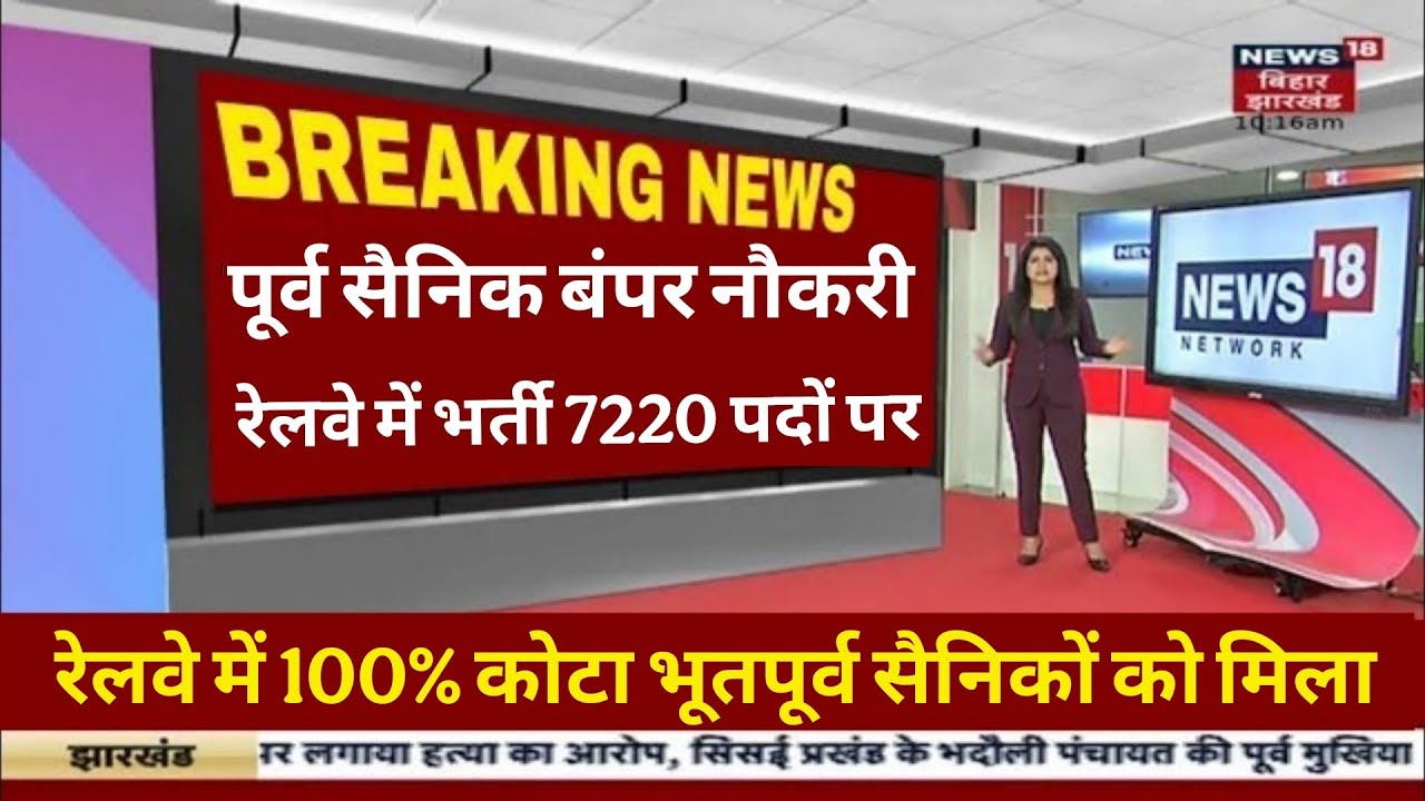 All India - रेलवे में पूर्व सैनिक भर्ती 2026 || Indian Railway Ex-serviceman job ESM Vacancy 2026