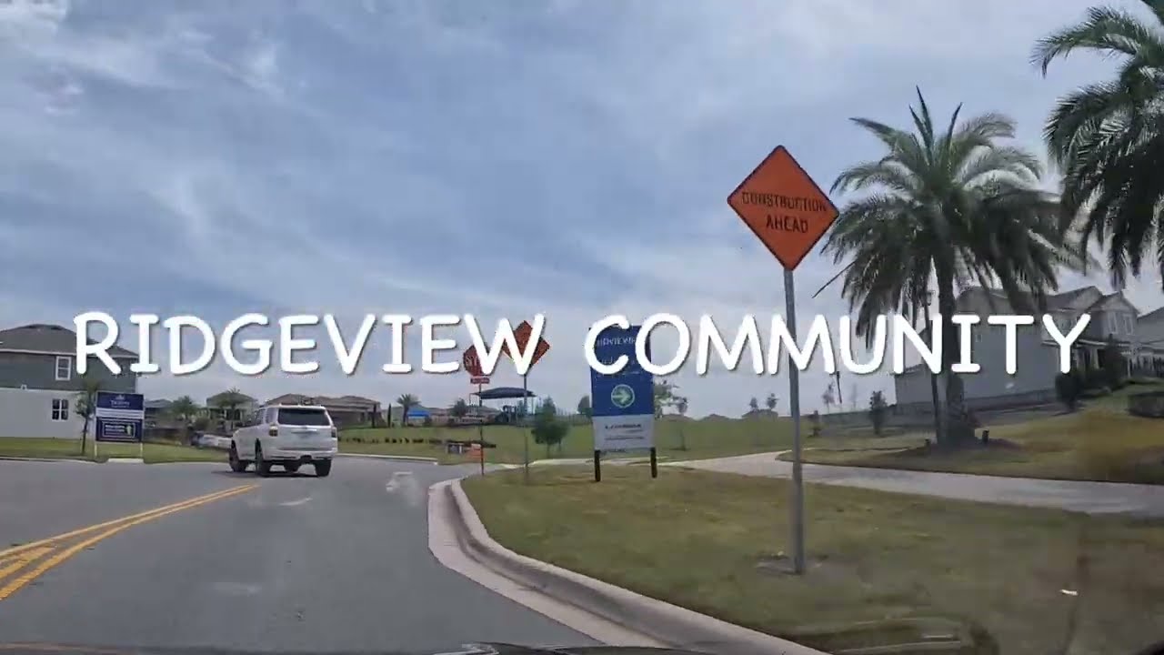 Drive Through Wellness Ridge Community and Surrounding Area Clermont, FL.