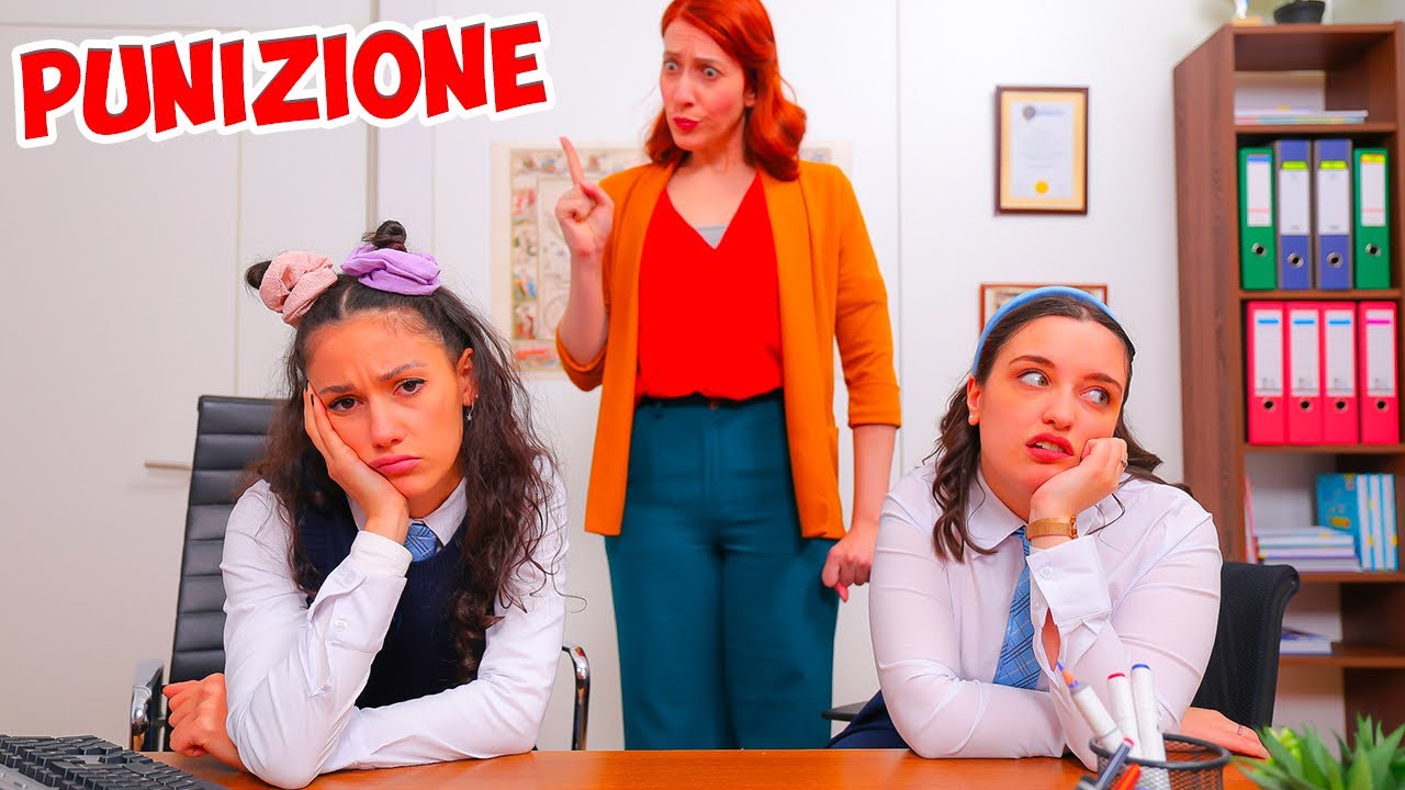 LE NOSTRE AMICHE SONO FINITE IN PUNIZIONE IN PRESIDENZA!!