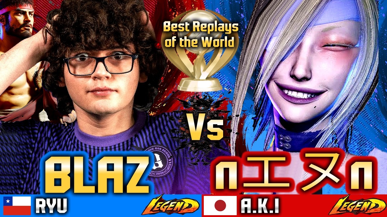 🔥SF6 Ryu (BLAZ in JAPAN🔥vs nエヌn) AKI ▰ Street Fighter 6 Gameplay High Level