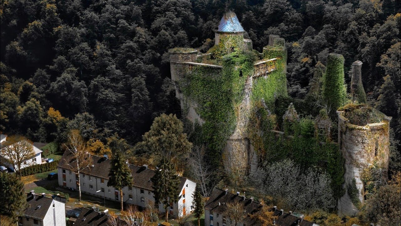 Scottish castle HIDDEN in housing estate