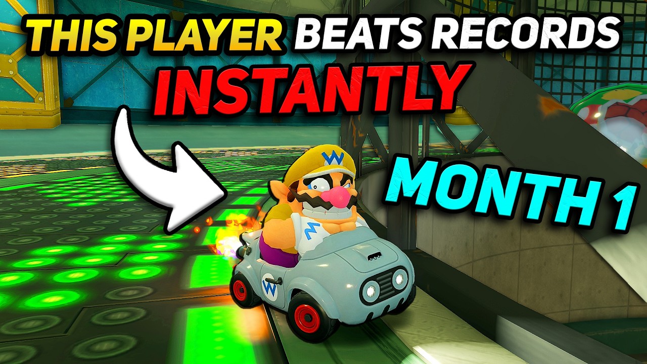 Reacting to EVERY World Record in Mario Kart World (Month 1)
