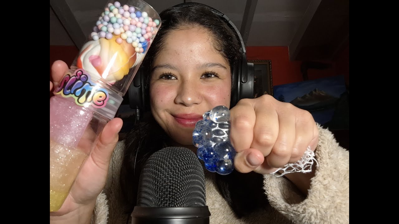 ✨️ASMR CON SLIME, SQUISHIES Y MÁS ✨
