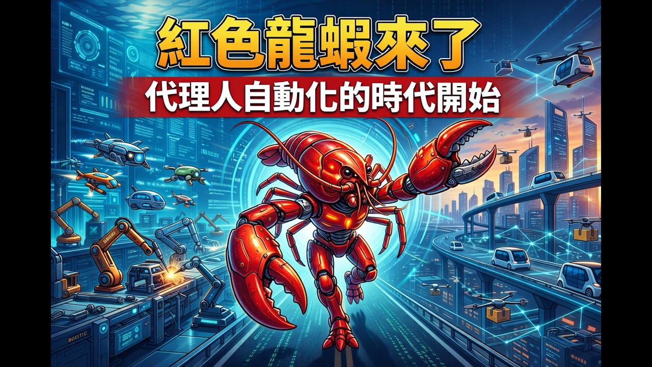 紅色龍蝦來了：代理人自動化的時代開始 #OpenClaw #龍蝦