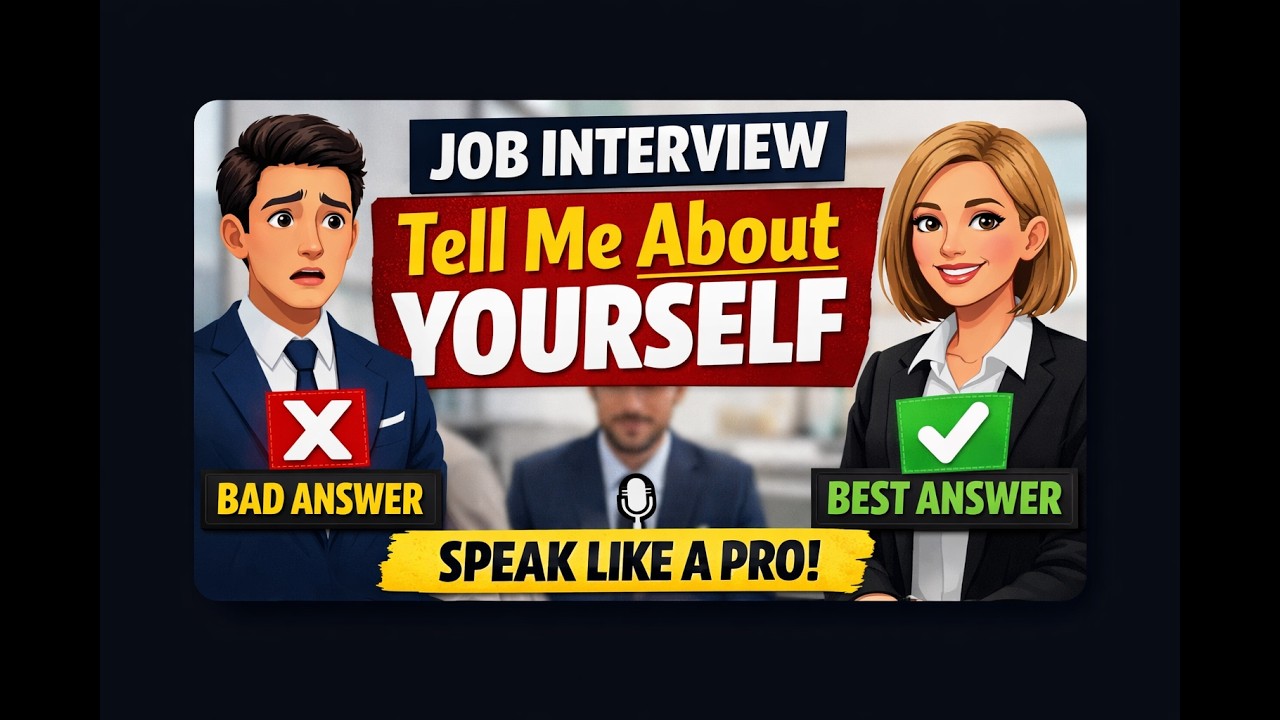 Tell Me About Yourself – Best Job Interview Answer in English
