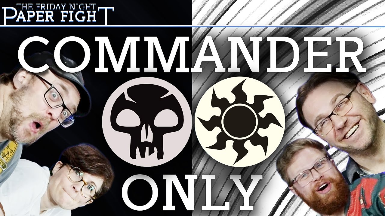 Black & White Commander Night || Friday Night Paper Fight (Oct 2025)