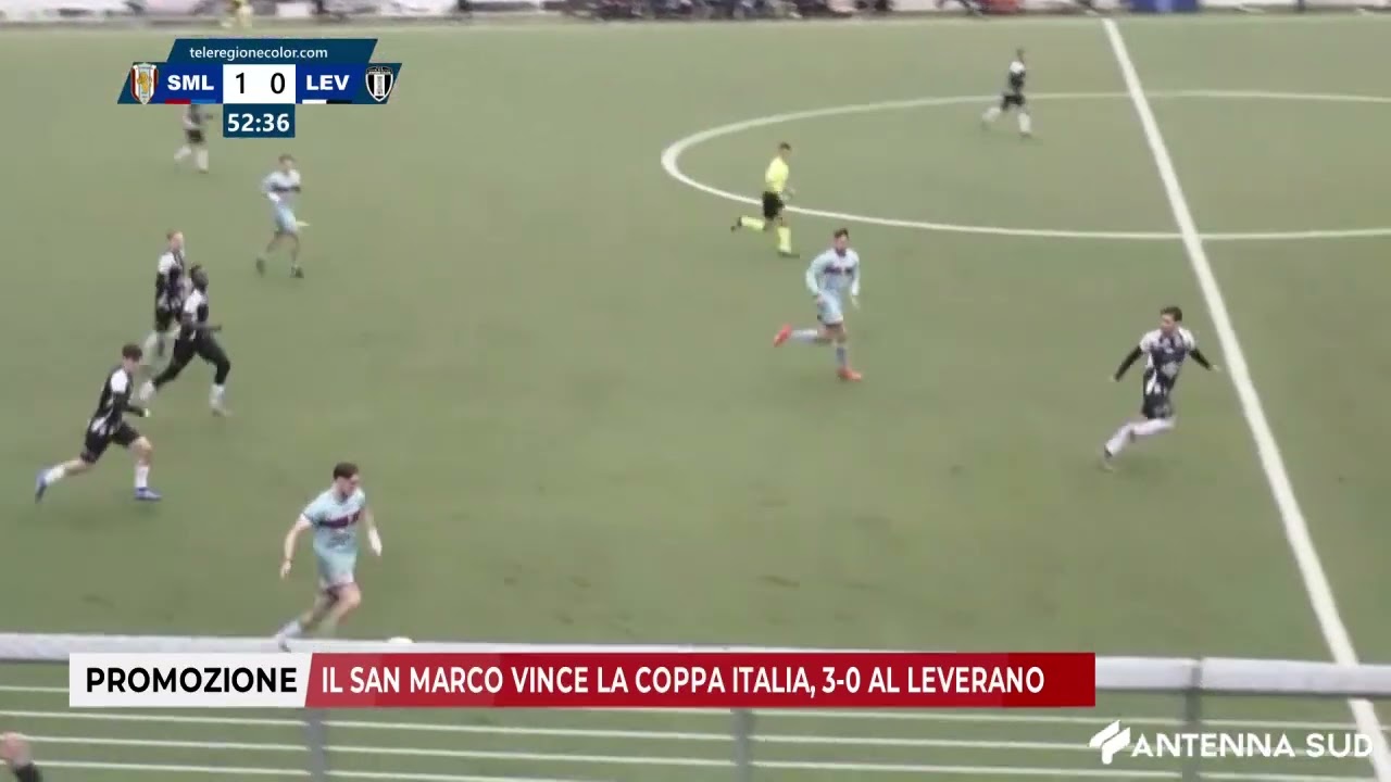 27 MARZO 2025 - PROMOZIONE: IL SAN MARCO VINCE LA COPPA ITALIA, 3- 0 AL LEVERANO