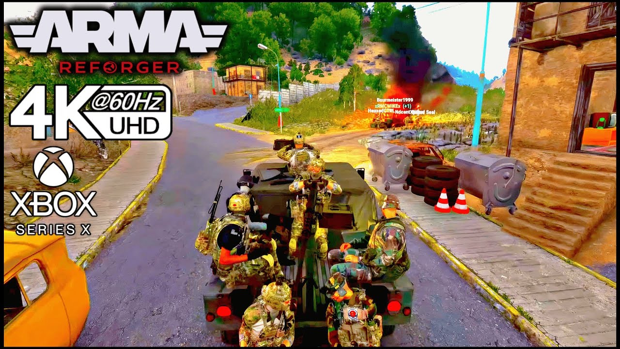 Afghanistan Map Gameplay [ARMA REFORGER] No Commentary Xbox Series X (4K 60FPS)