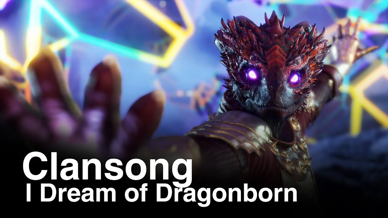 Clansong heads on a Dragonborn Guardian example