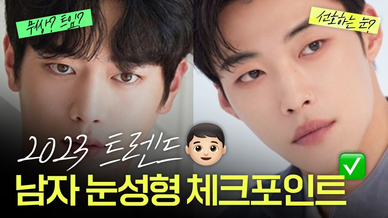 2023 남자 눈성형 트렌드 최신판
