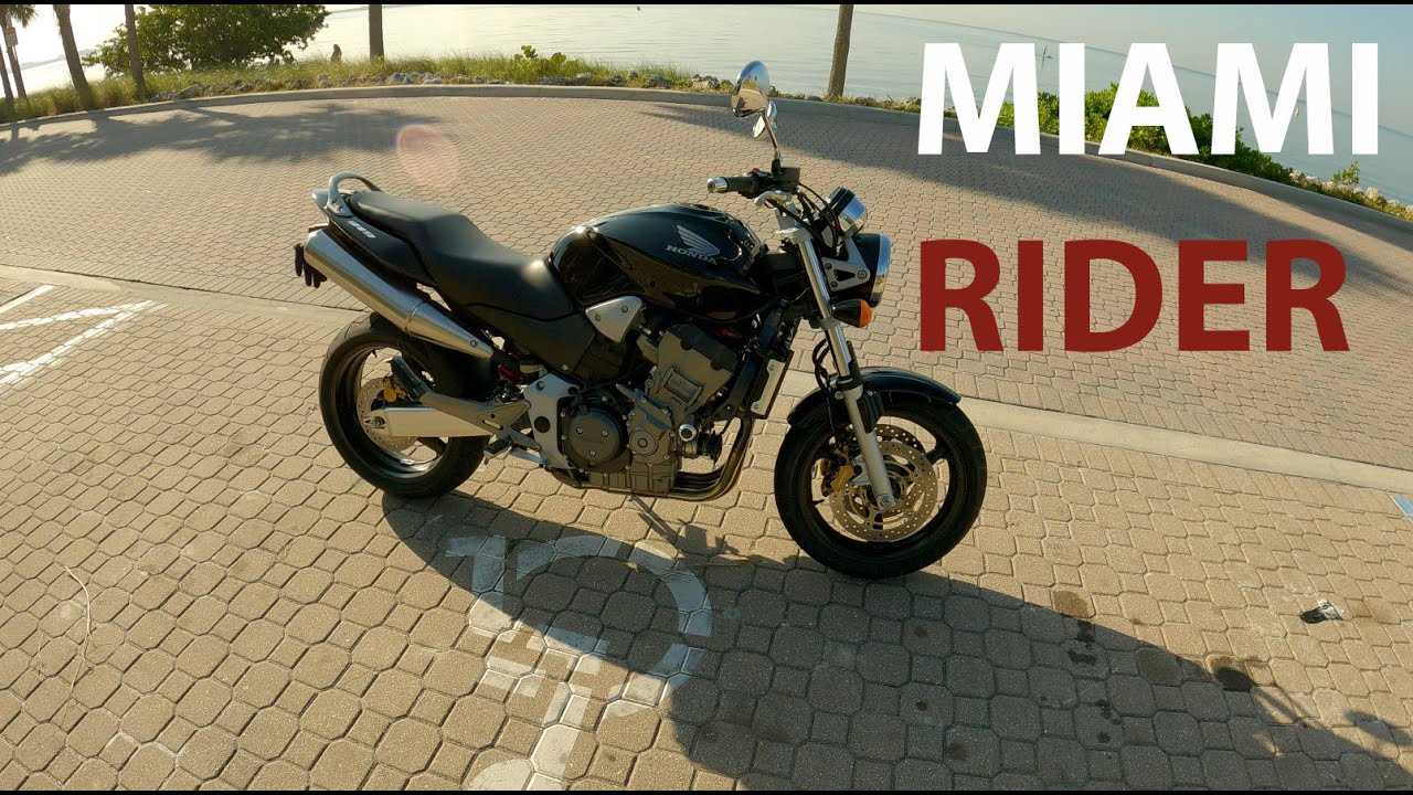 Honda Hornet 919 - Miami morning test ride & sound