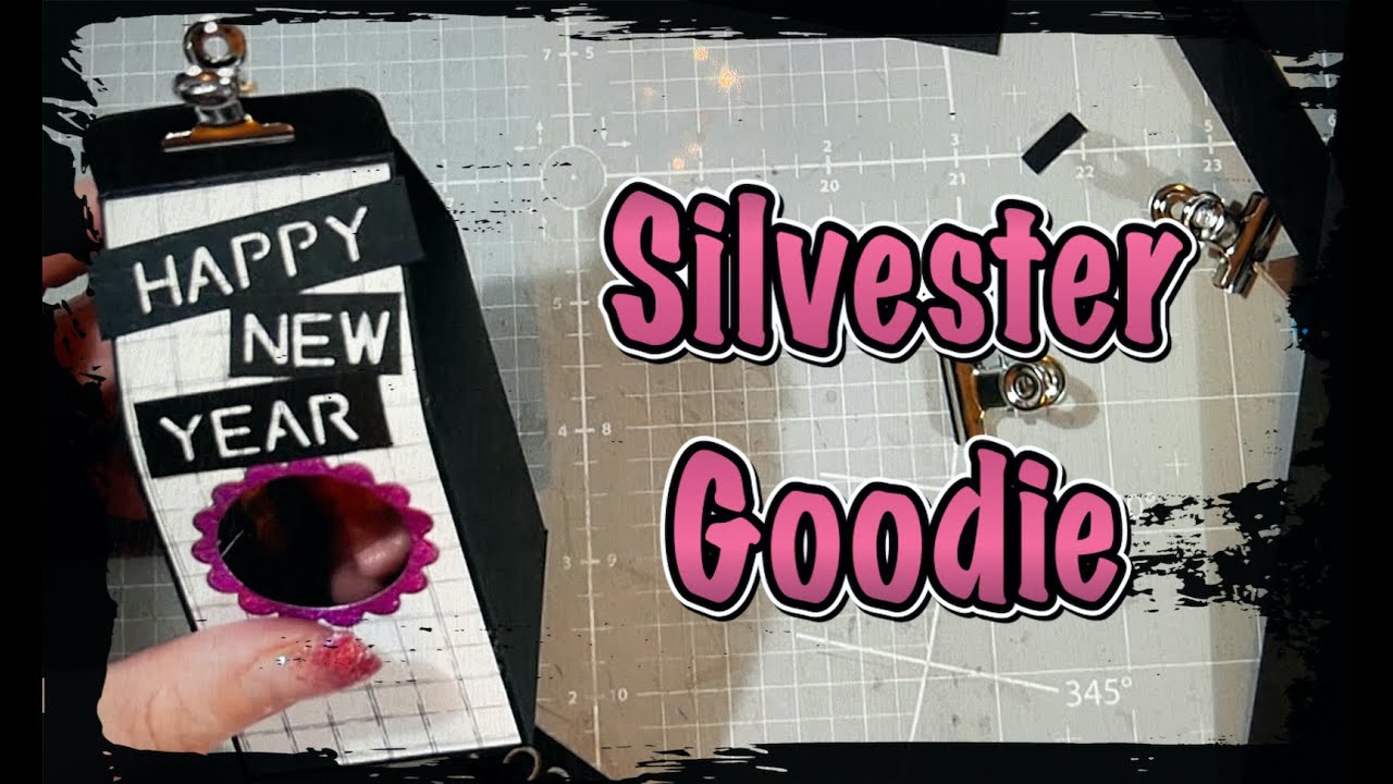 Tutorial/Anleitung Silvester Goodiebox, Milchkarton, Milk Carton, Scrapbook basteln mit Papier, DIY