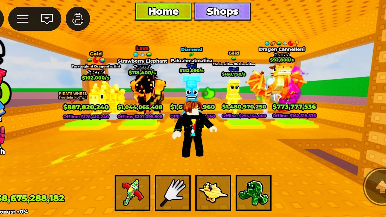 I Got 14 God Brainrots and 41 Secret Brainrots in Break a Lucky Block – Roblox
