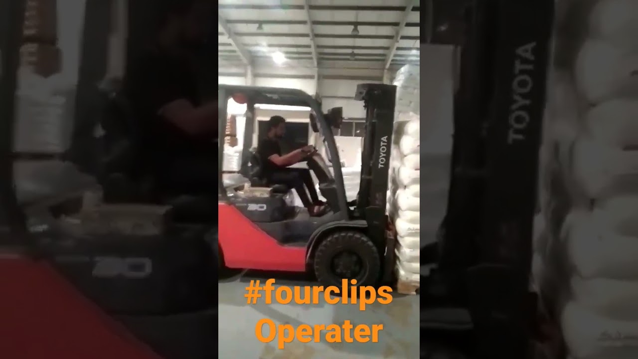 #viral #forklift operator in Dubai | 5tons forklift