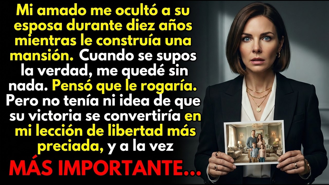5 años pagué cada clavo de la casa de nuestros sueños. Pero cuando toqué la puerta, la abrió su...