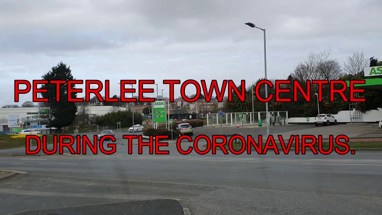 PETERLEE TOWN CENTRE -  DURING THE CORONAVIRUS 2020