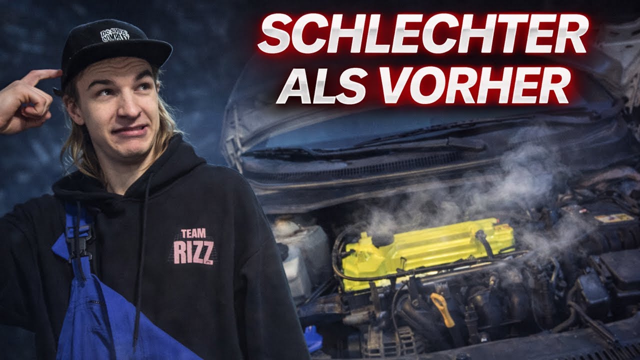 Jetzt läuft er SCHLECHTER als vorher… | 1000€ OMA-AUTO Part 2